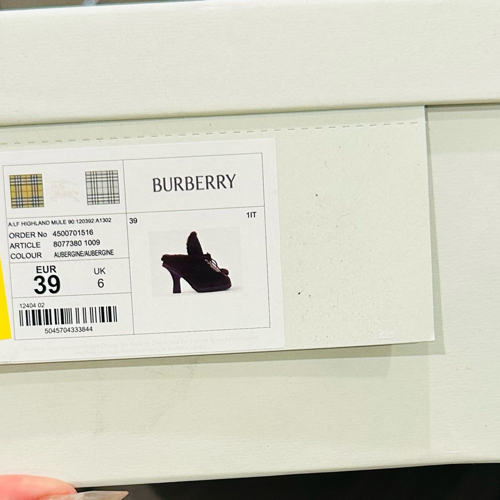 Burberry Women's Abergine Heels